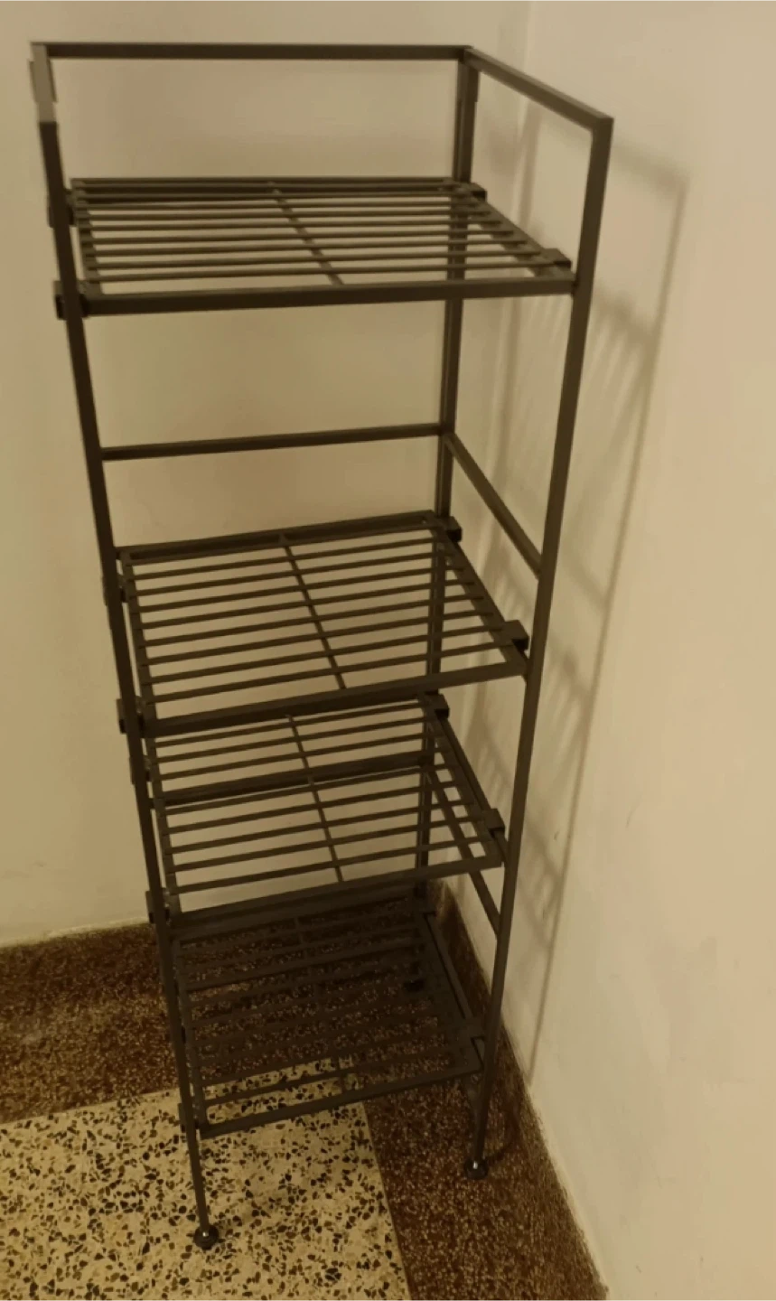 4-Tier Metal Storage Shelf Unit