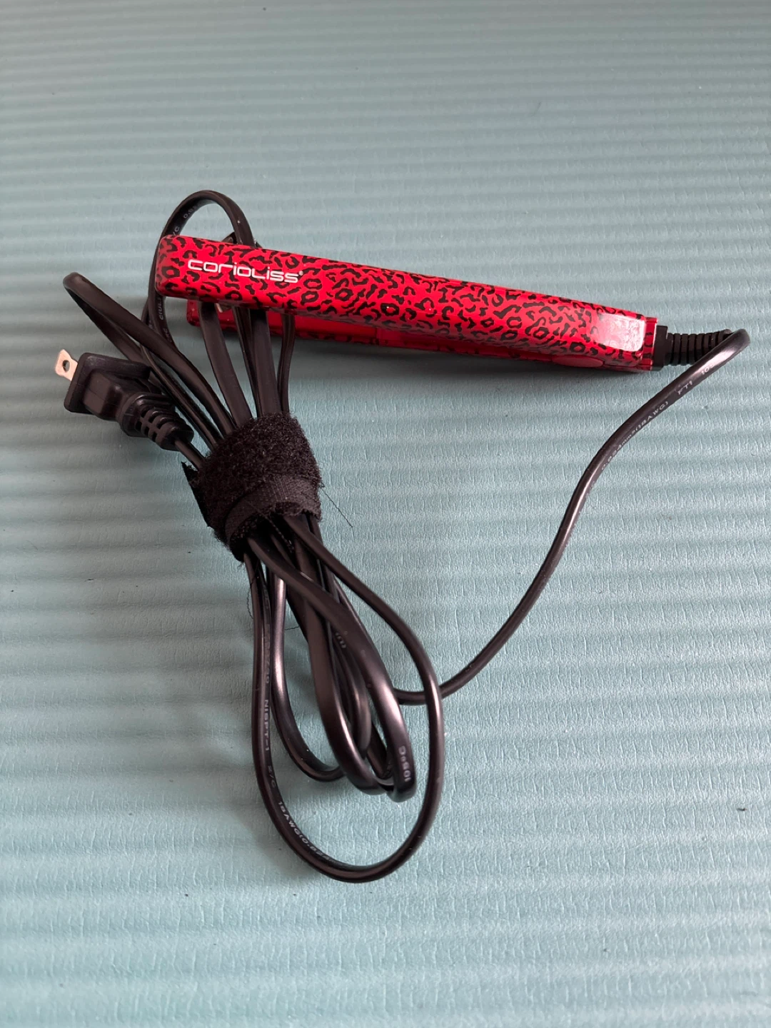 Conair Mini Flat Iron - Red Leopard Print