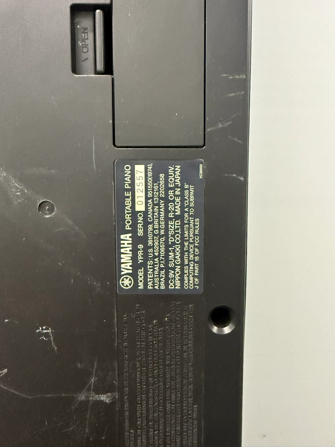 Yamaha YPP-9 Portable Piano Keyboard with Stand - photo 3