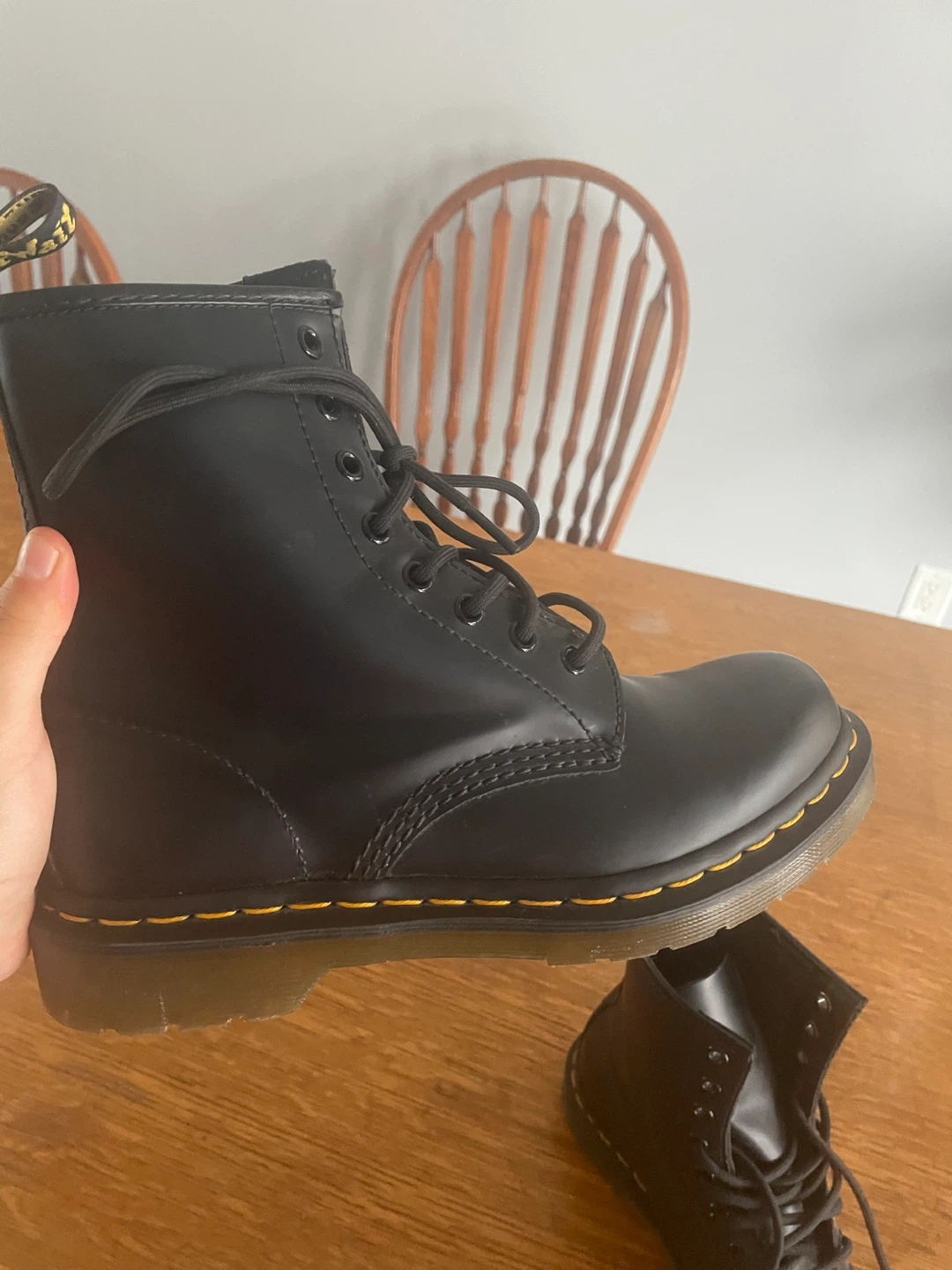 Dr. Martens Black Leather Boots - photo 2