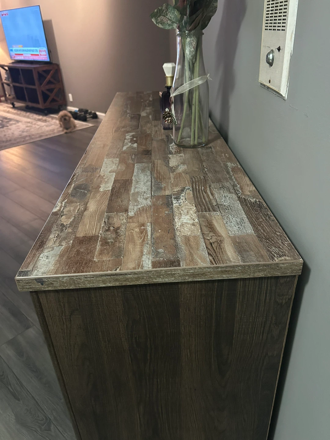 Ashley store - Rustic Wood Dresser with 6 Drawers PICK UP ONLY - photo 3