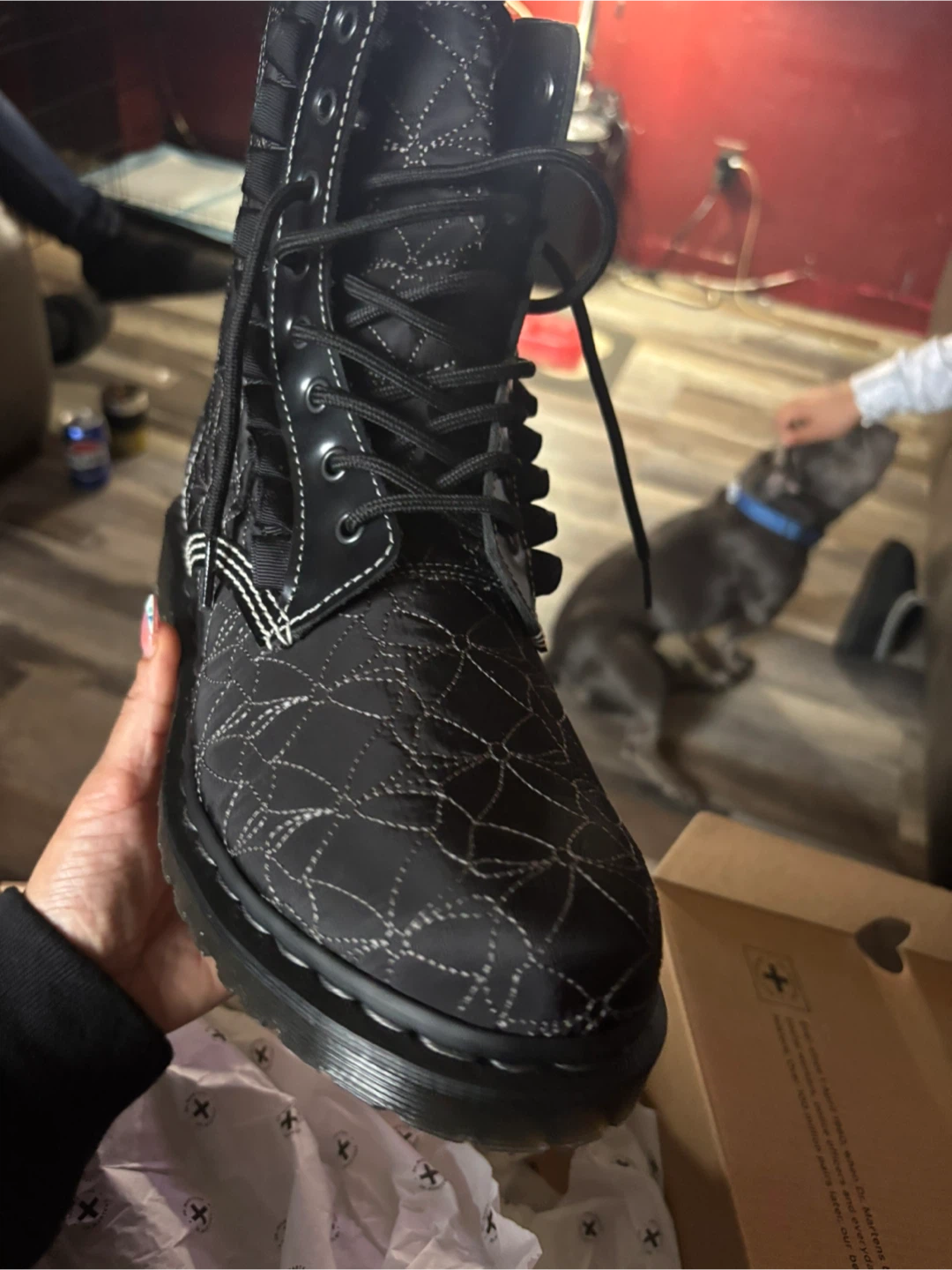 Dr. Martens Women's 1460 Quilted Combat Boots - photo 2