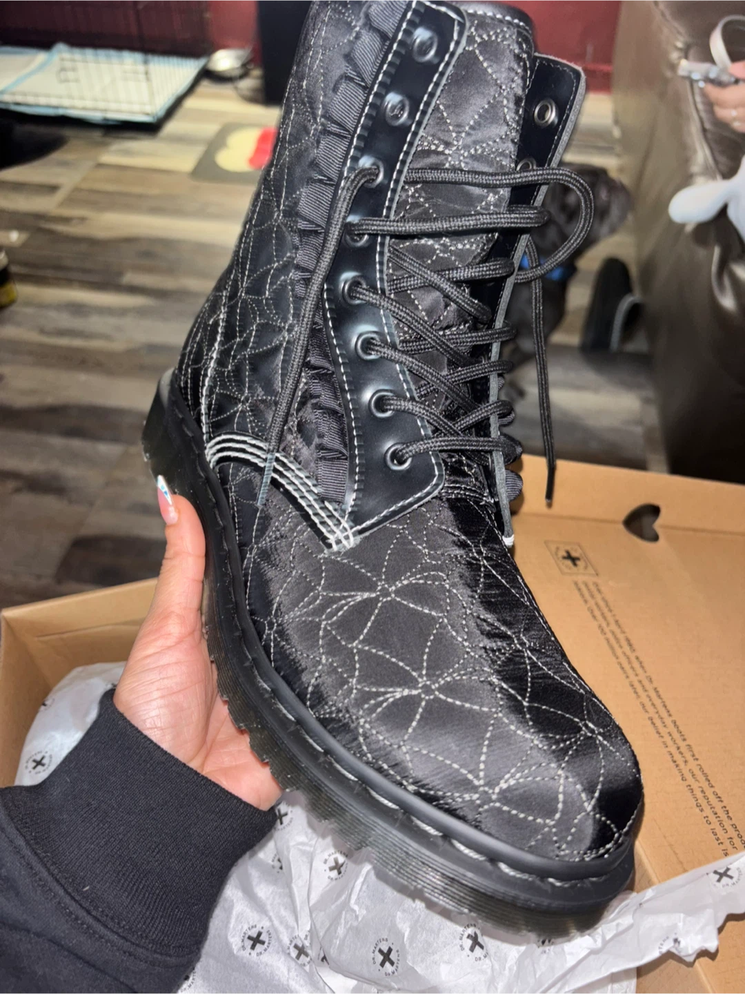 Dr. Martens Women's 1460 Quilted Combat Boots - photo 3