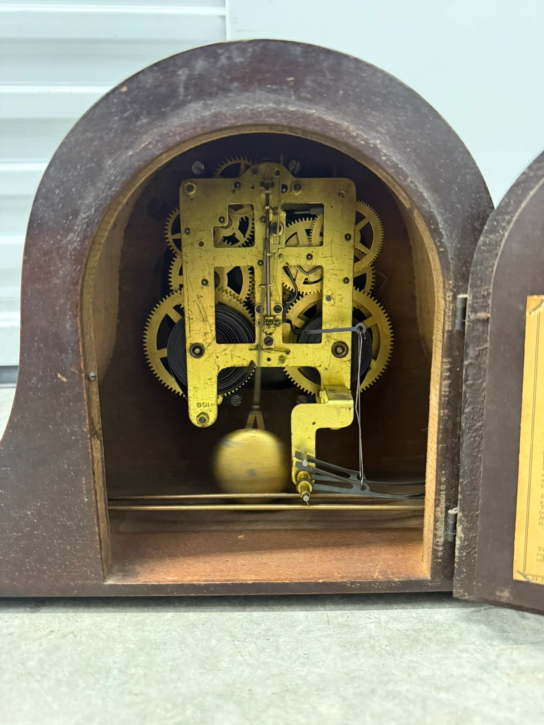 Seth Thomas Mantel Clock - "The Plymouth Clock" - photo 3
