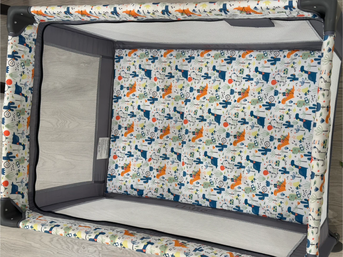 LIVING basics Playpen - Dinosaur Print - photo 3