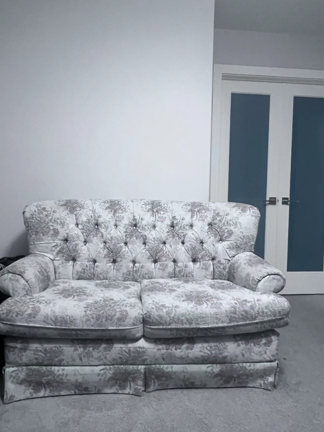 Floral Loveseat and Armchair Set