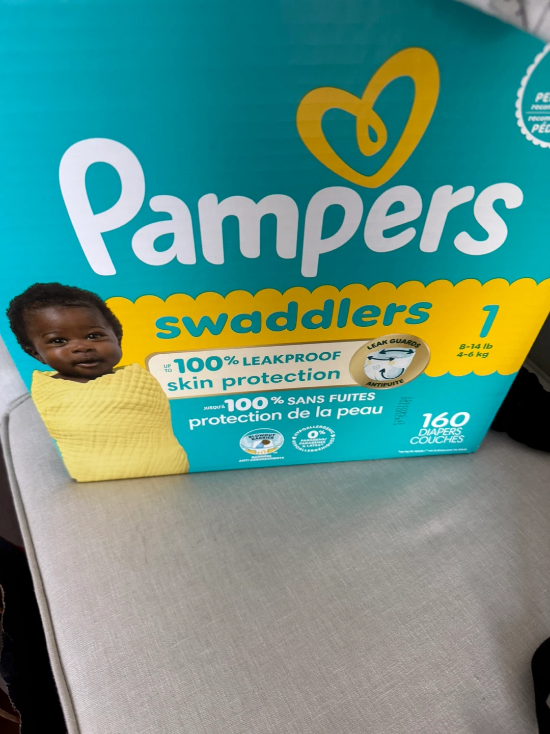 Pampers Swaddlers Size 1 Diapers - 160 Count