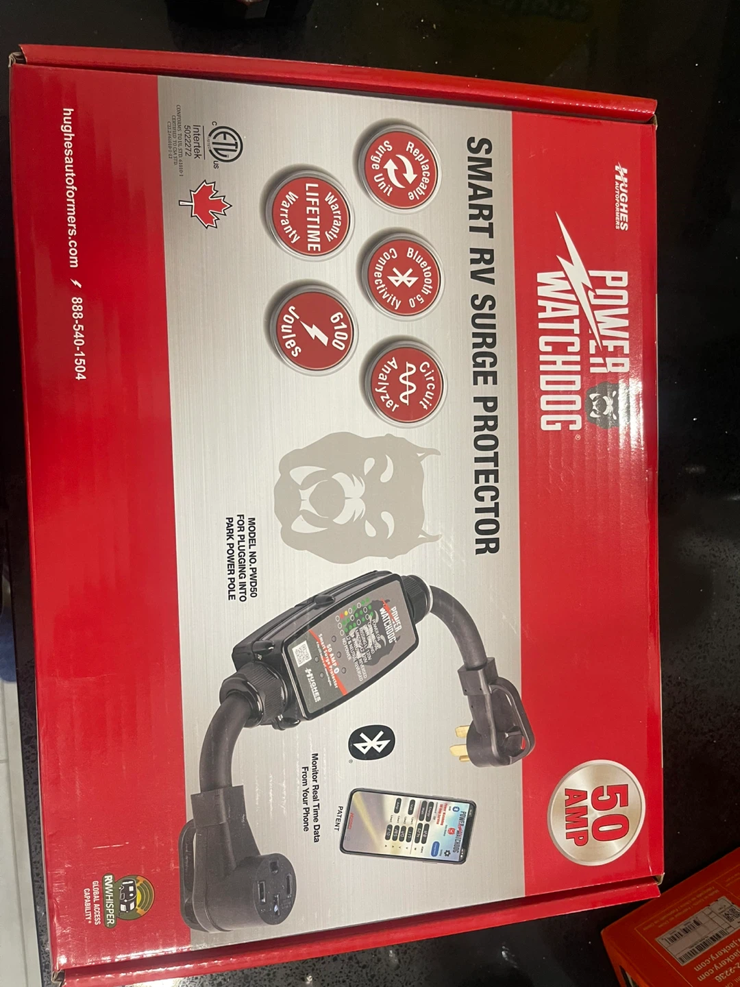 Hughes 50amps Power Watchdog Smart RV Surge Protector 50 Amp - photo 2