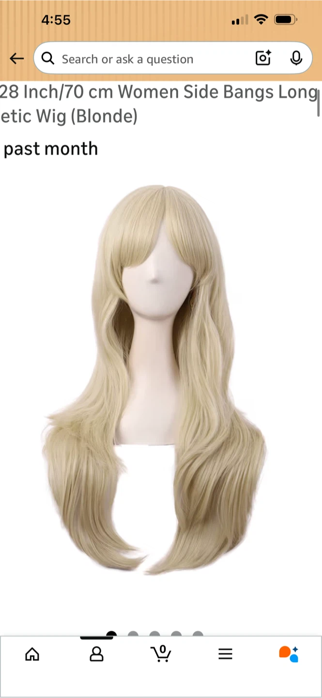 Two Wigs!  28" Synthetic Cosplay Wig (Pink & Blonde) - photo 2