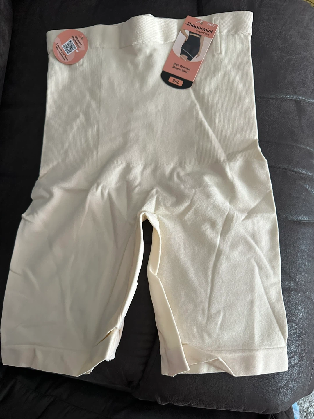 Shapermint Essentials High-Waisted Shaper Shorts 3XL Beige