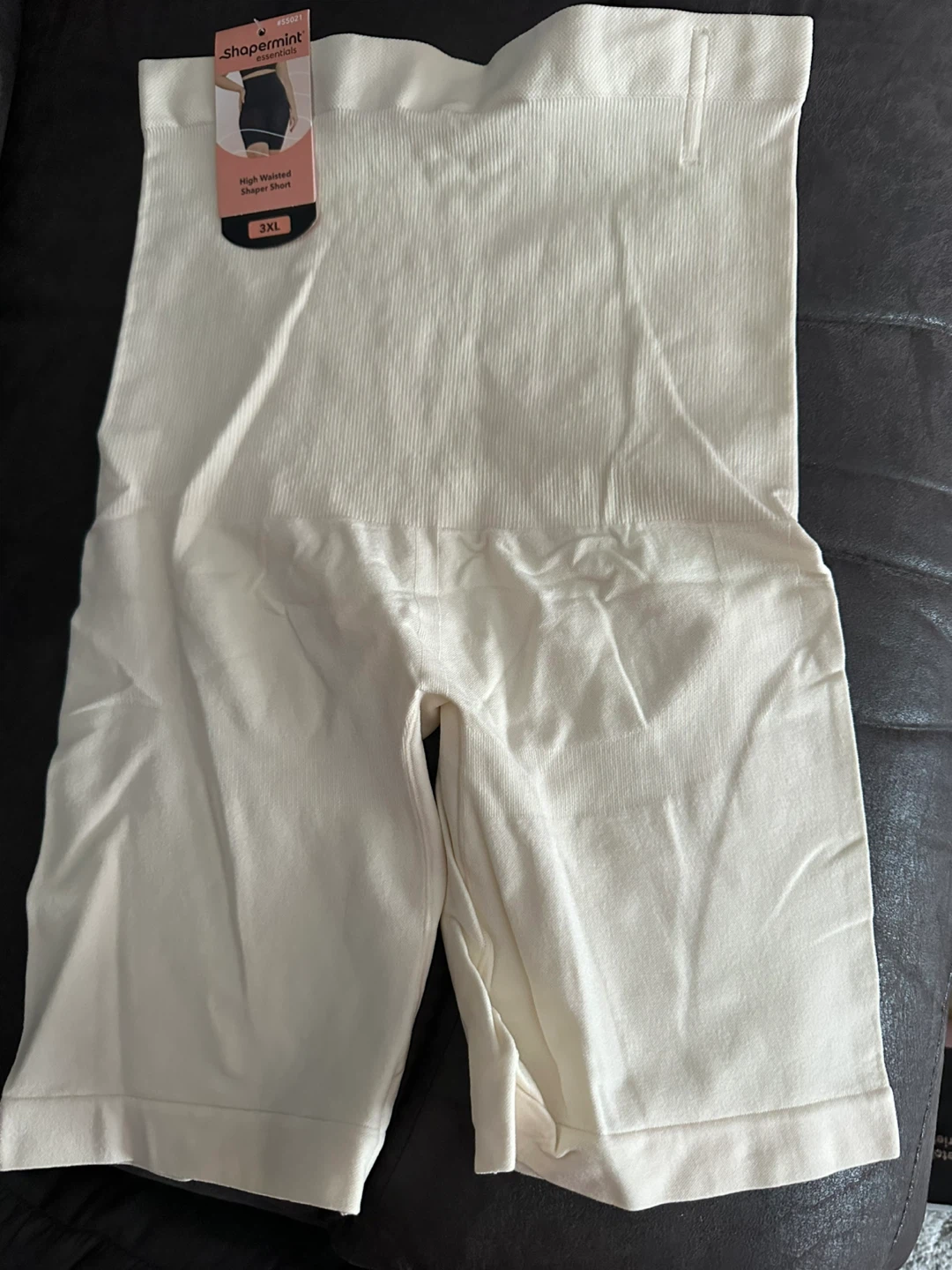 Shapermint Essentials High-Waisted Shaper Shorts 3XL Beige - photo 2