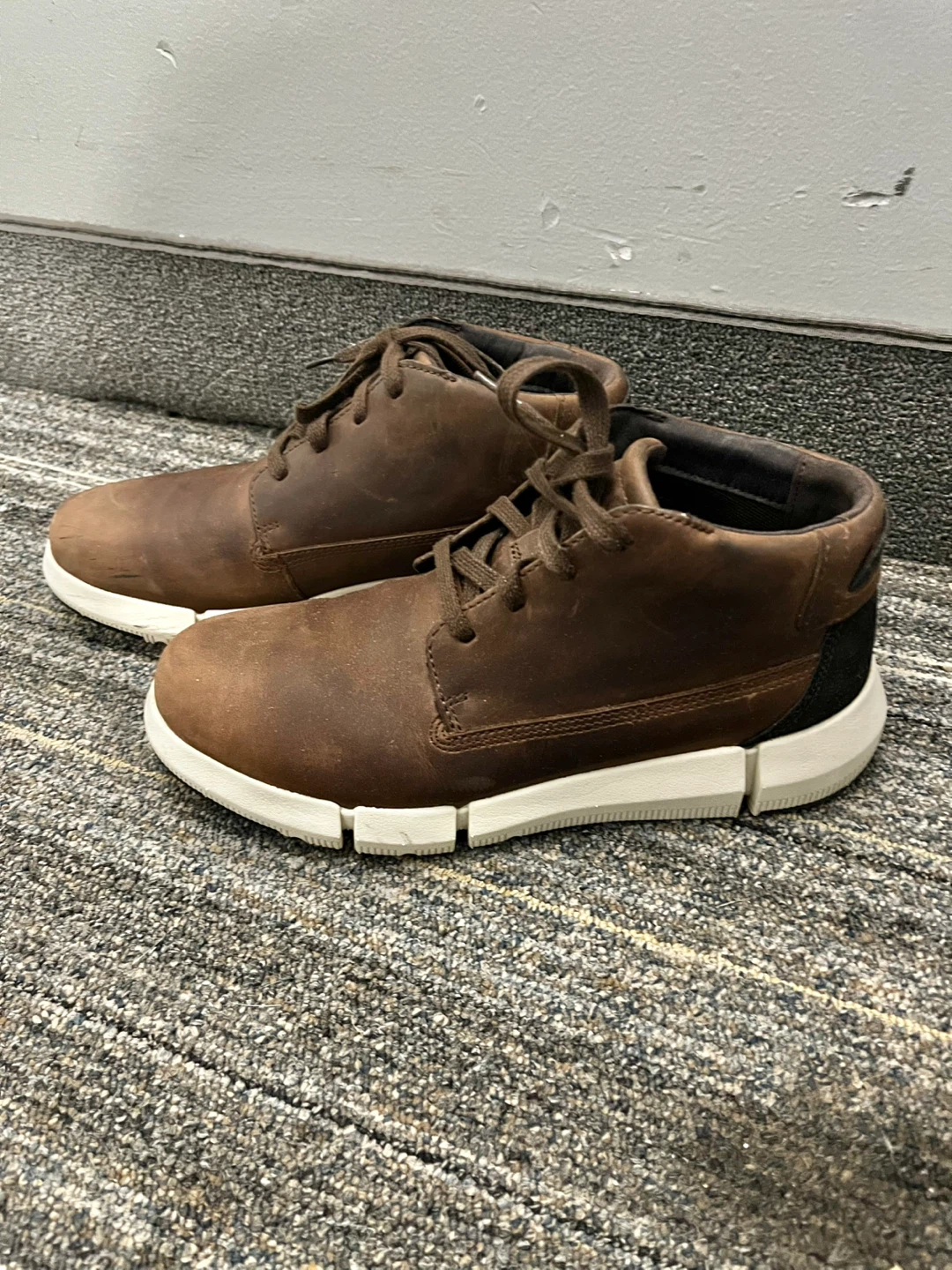 Geox Respira Brown Leather Chukka Boots (size 7) - photo 2