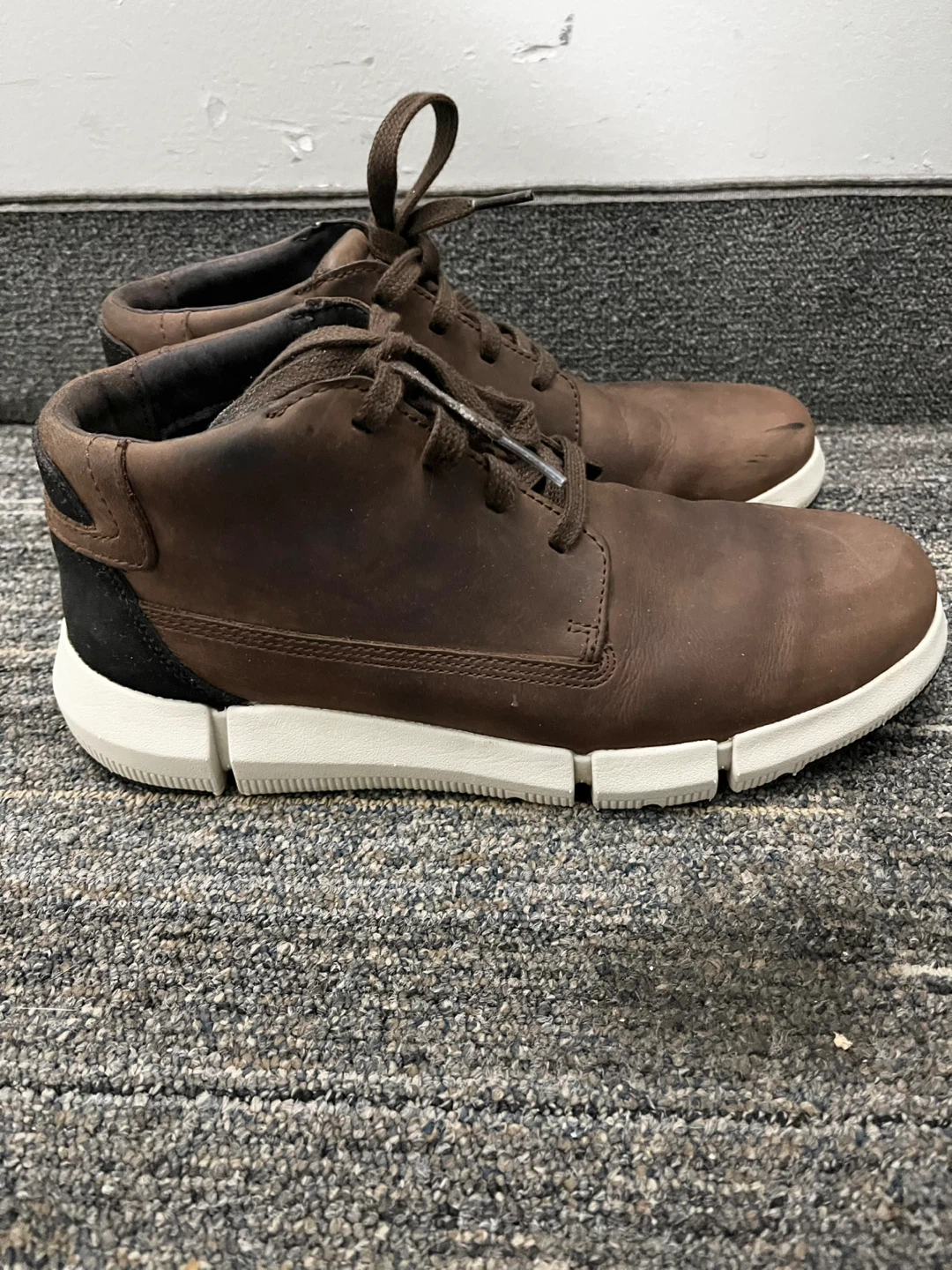 Geox Respira Brown Leather Chukka Boots (size 7) - photo 3
