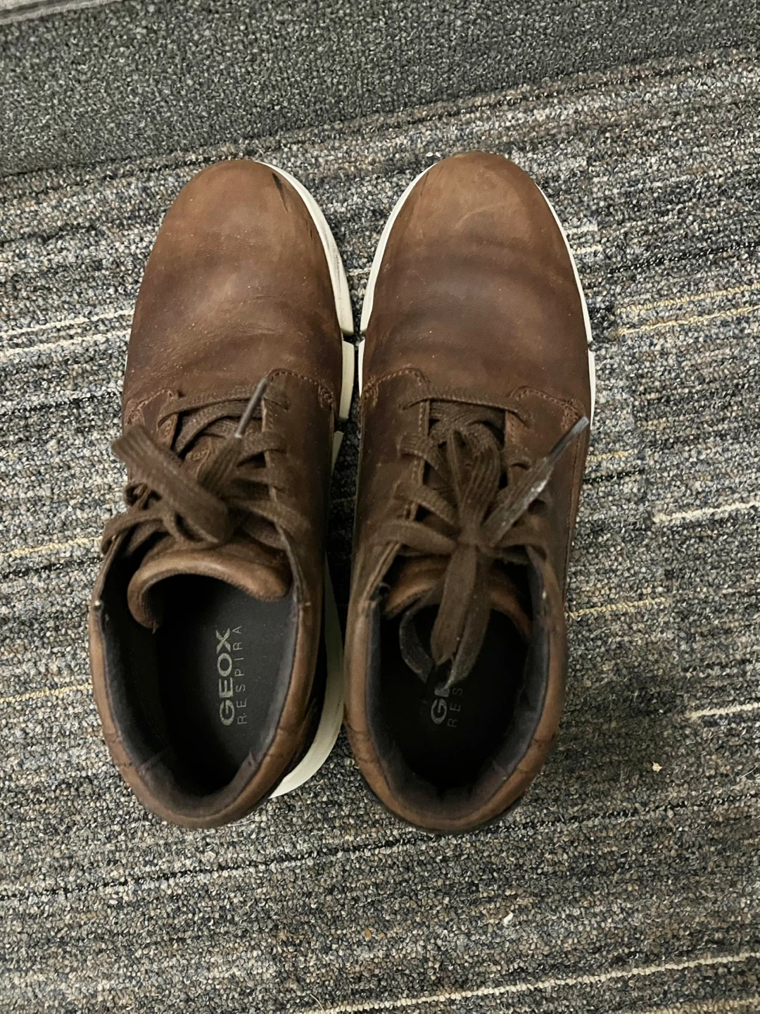 Geox Respira Brown Leather Chukka Boots (size 7) - photo 5