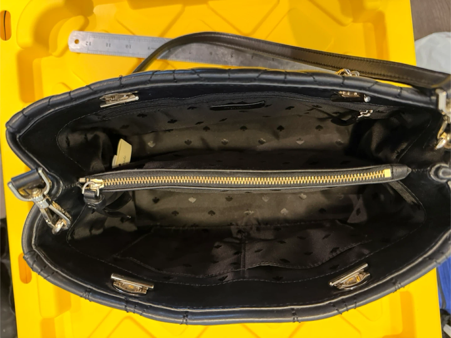 Kate Spade Black Quilted Leather Shoulder Bag - photo 5