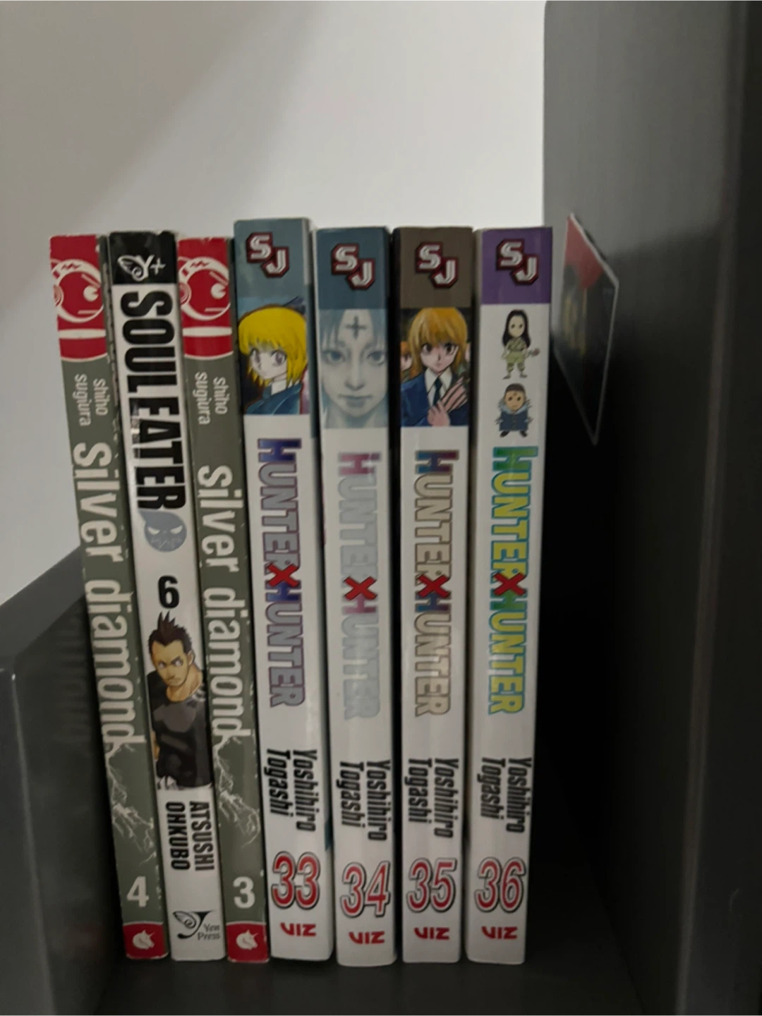 Manga: HxH , Soul eater and silver diamond