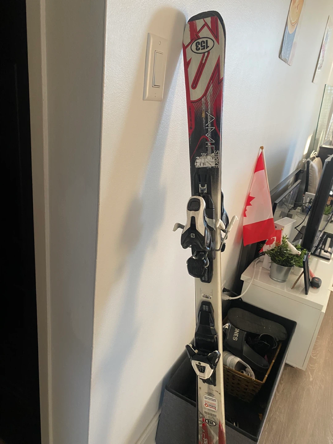 Skis 153cm & Ski poles 125cm