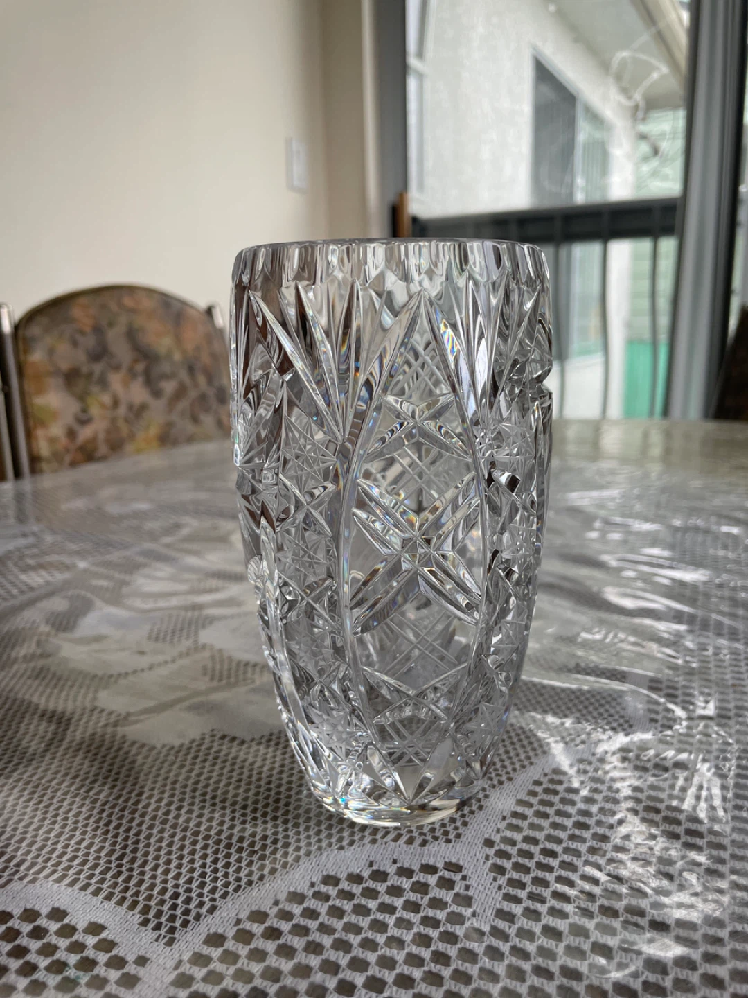 Crystal Cut Glass Vase - photo 2