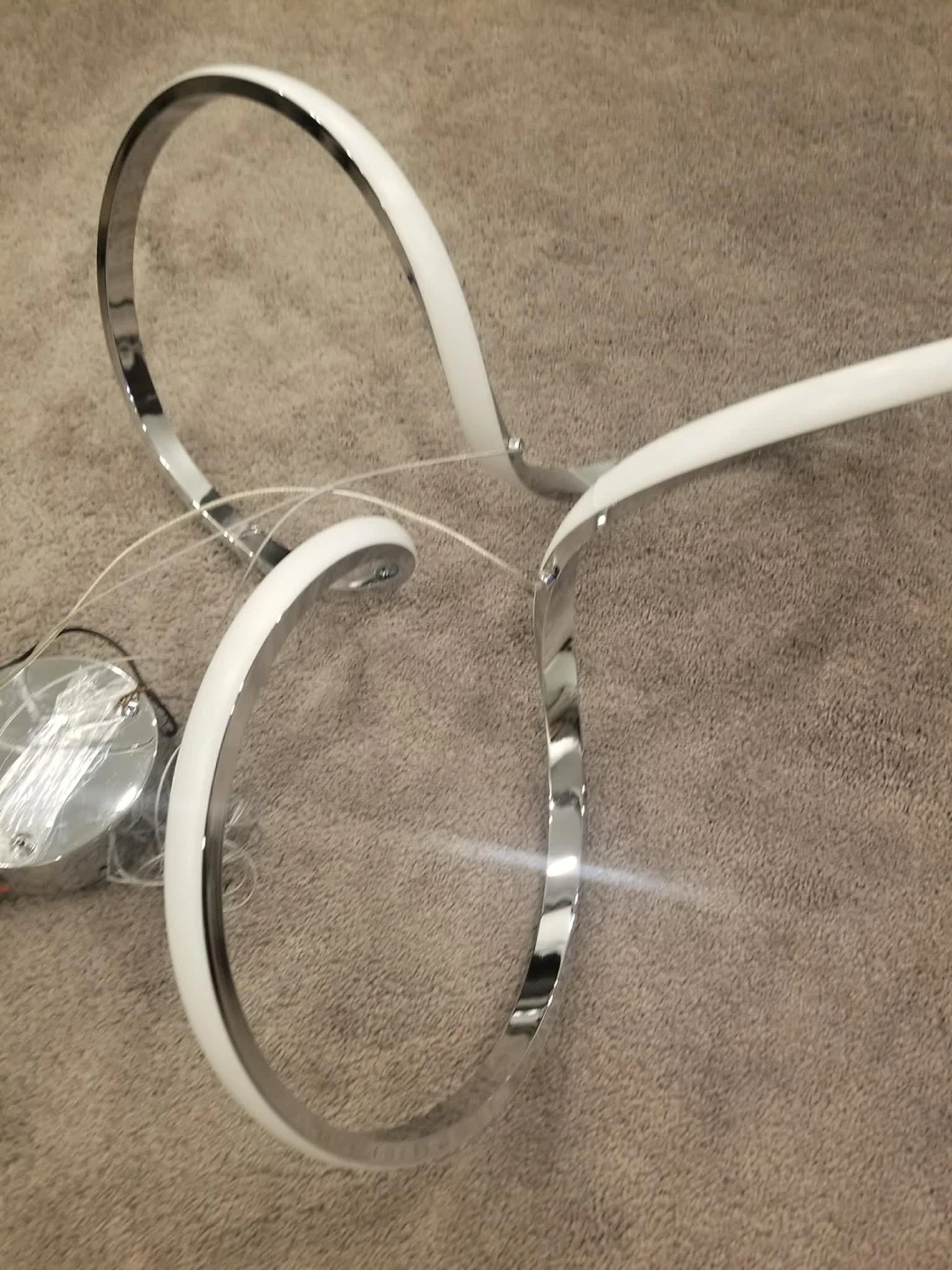 Modern Swirl LED Chandelier - photo 2