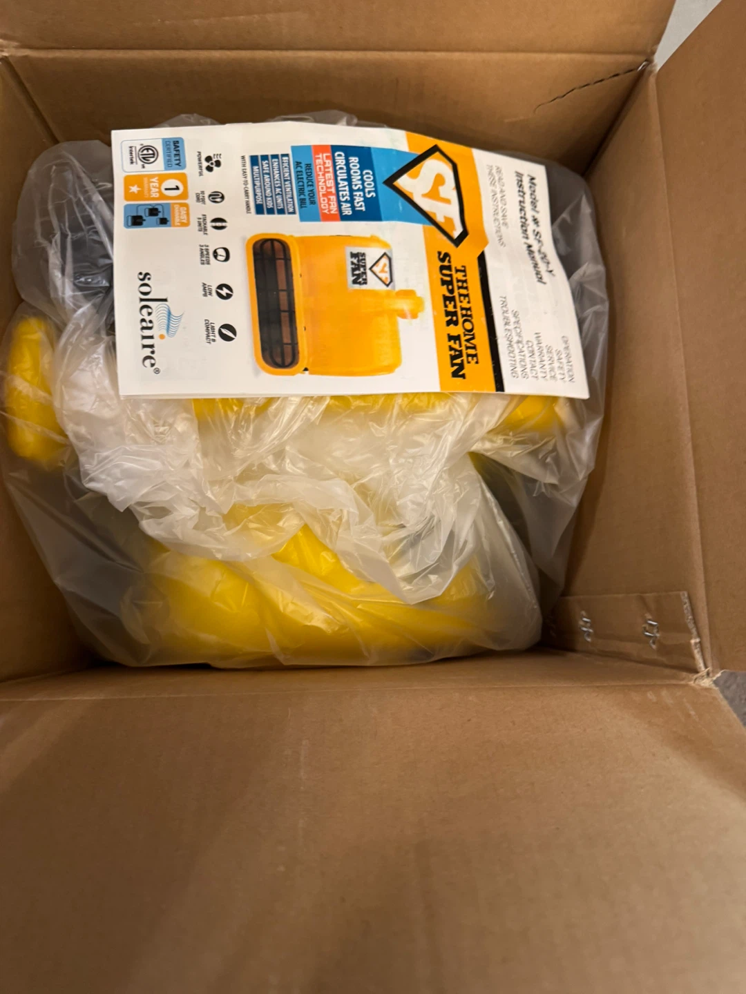 Soleaire The Home Super Fan SF-20-Y - photo 3