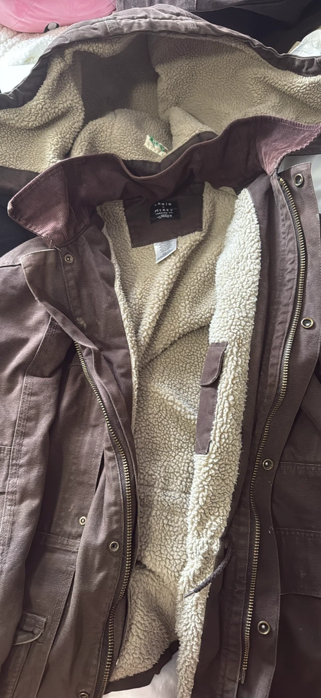 Lakin Mckey Brown lined jacket.