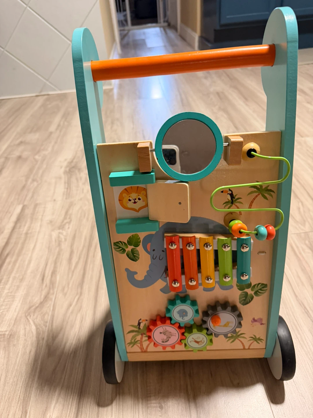 Teamson Kids Wooden Baby Walker Activity Center