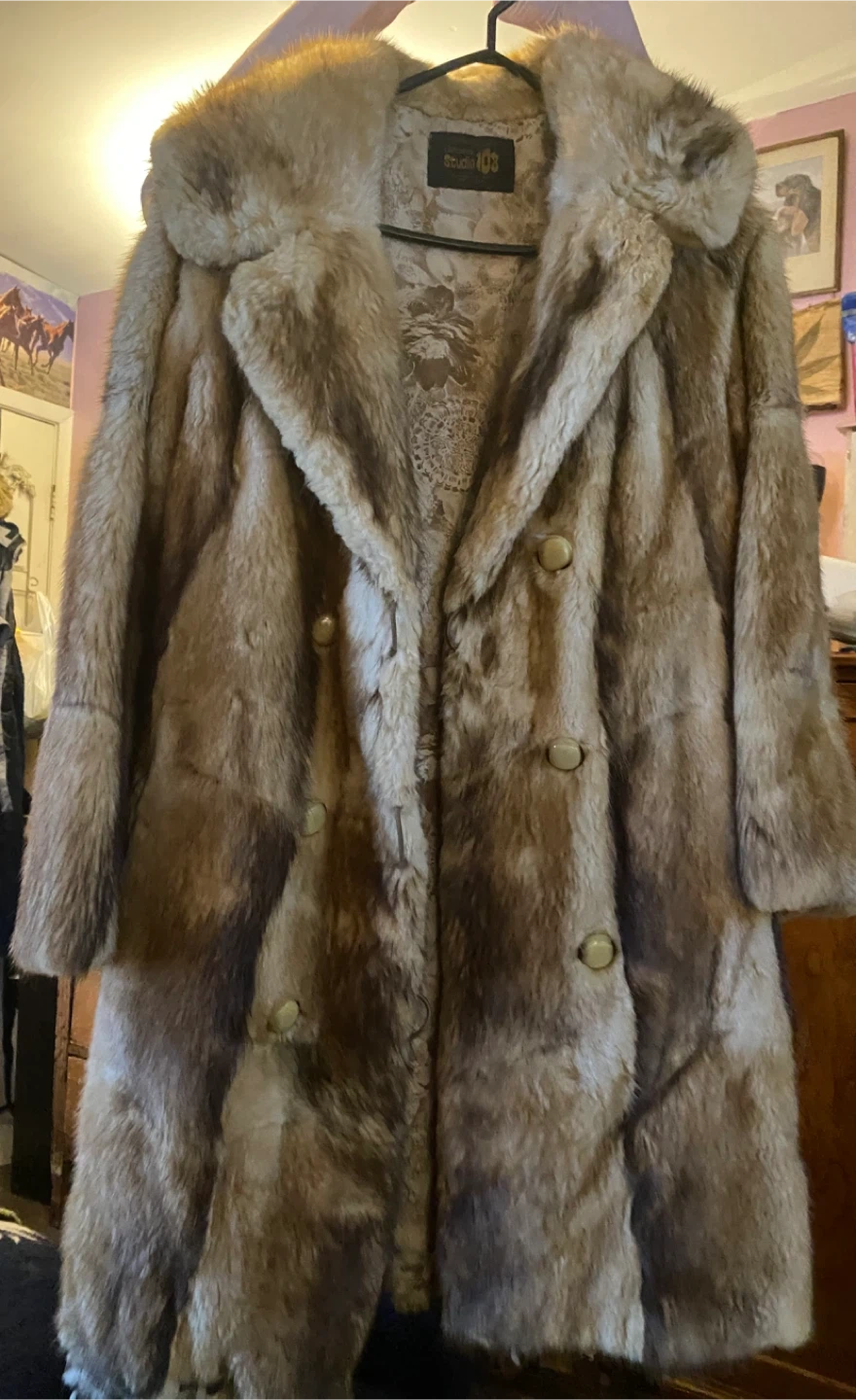 Vitage real Fur Coat