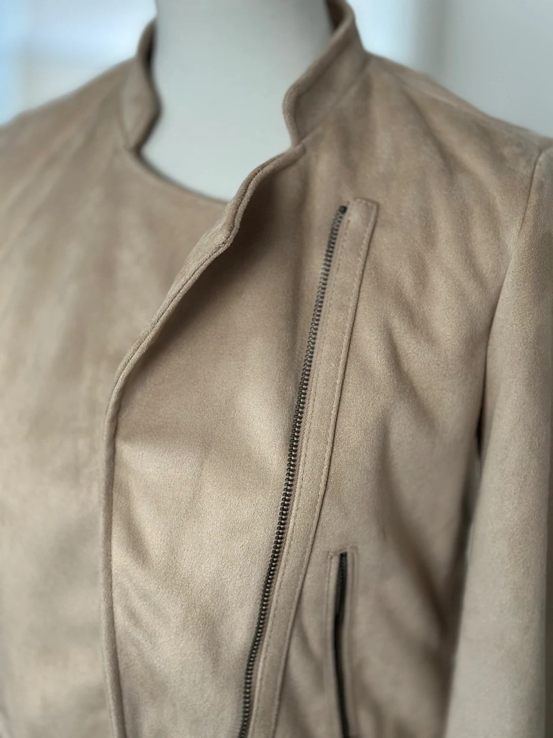 Banana Republic Faux Suede Moto Jacket  PXS 🥕 - photo 2