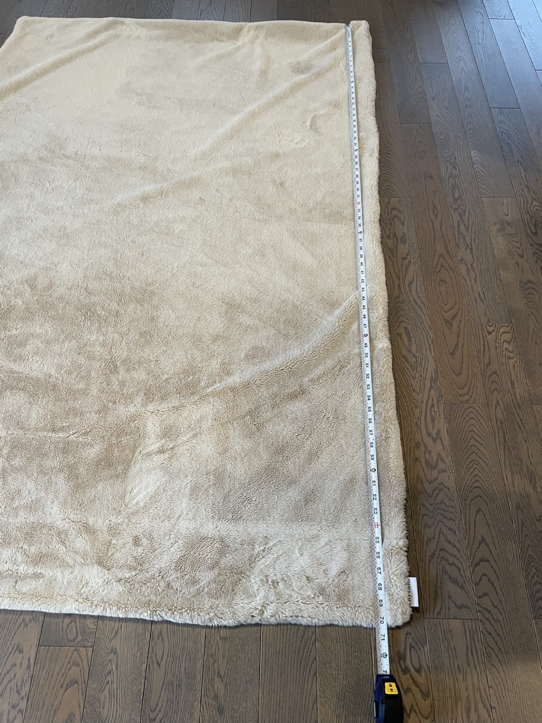Cream Sherpa Throw Blanket - photo 3