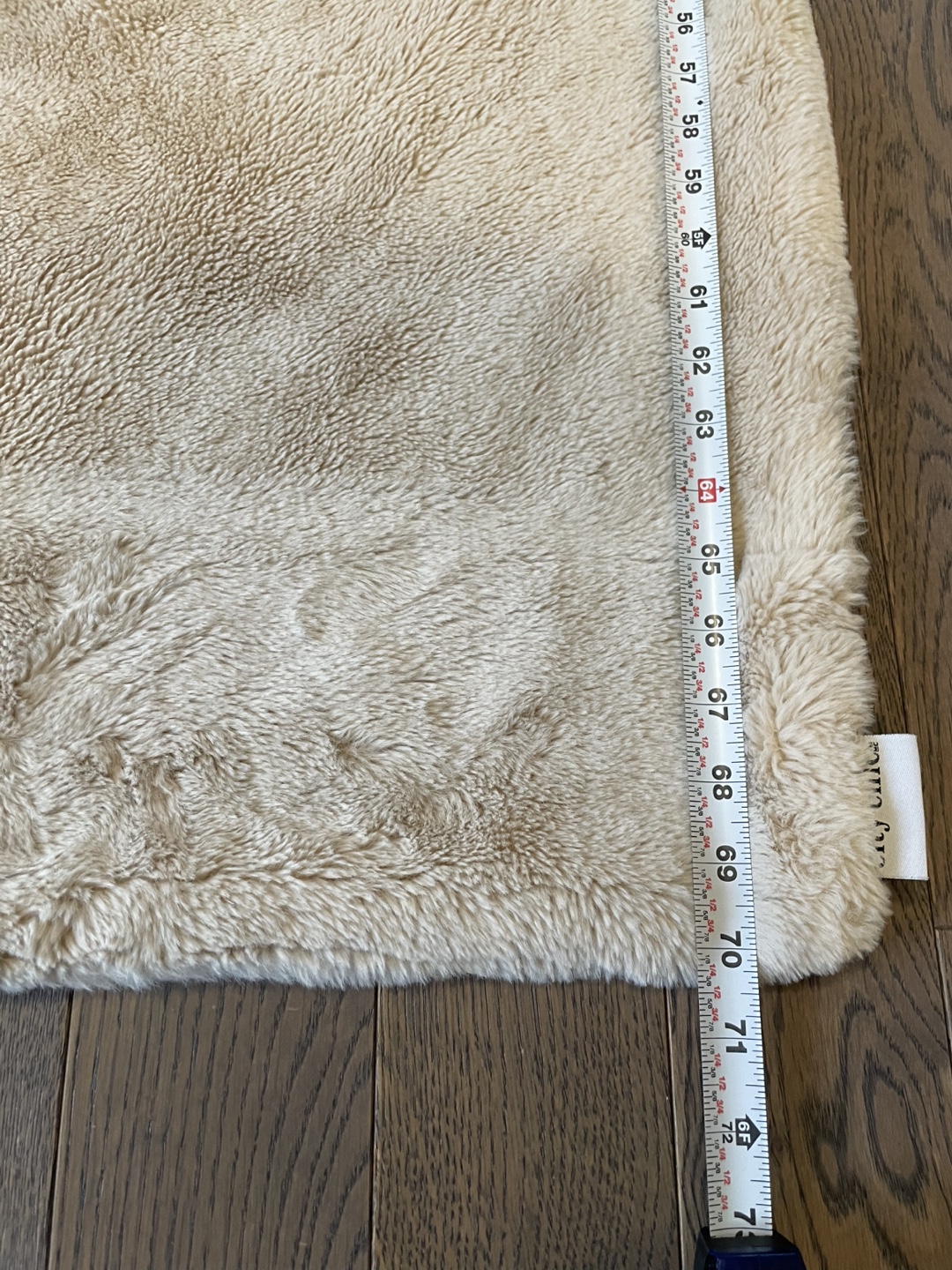 Cream Sherpa Throw Blanket - photo 2