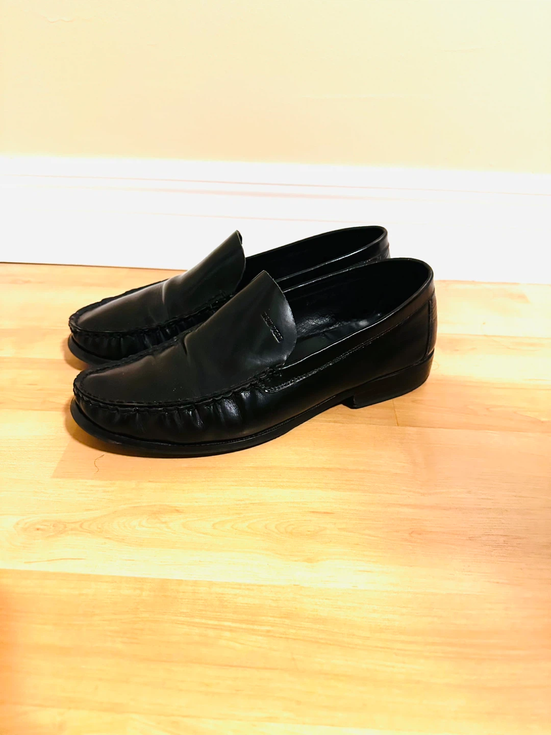 Black Leather Loafers - Men’s size 8, Women 9.5