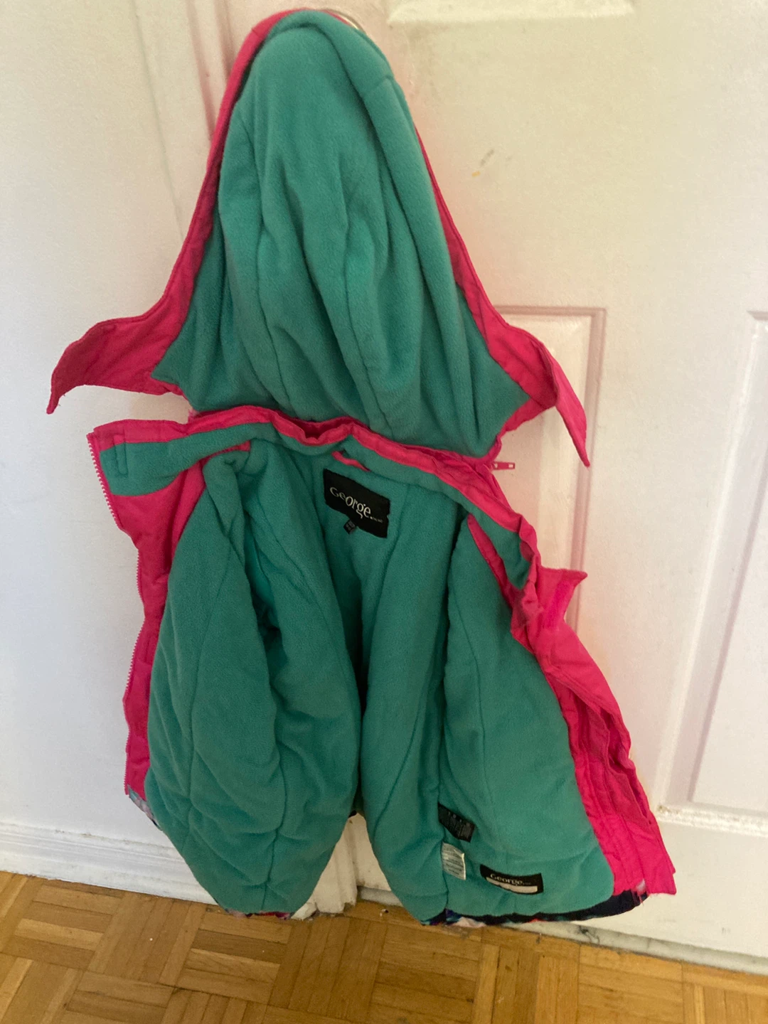 George Kids Winter Jacket 🥕🥕🥕- Pink/Teal - photo 2