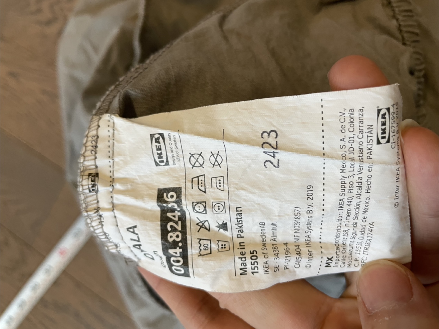 IKEA DVALA Fitted Sheet