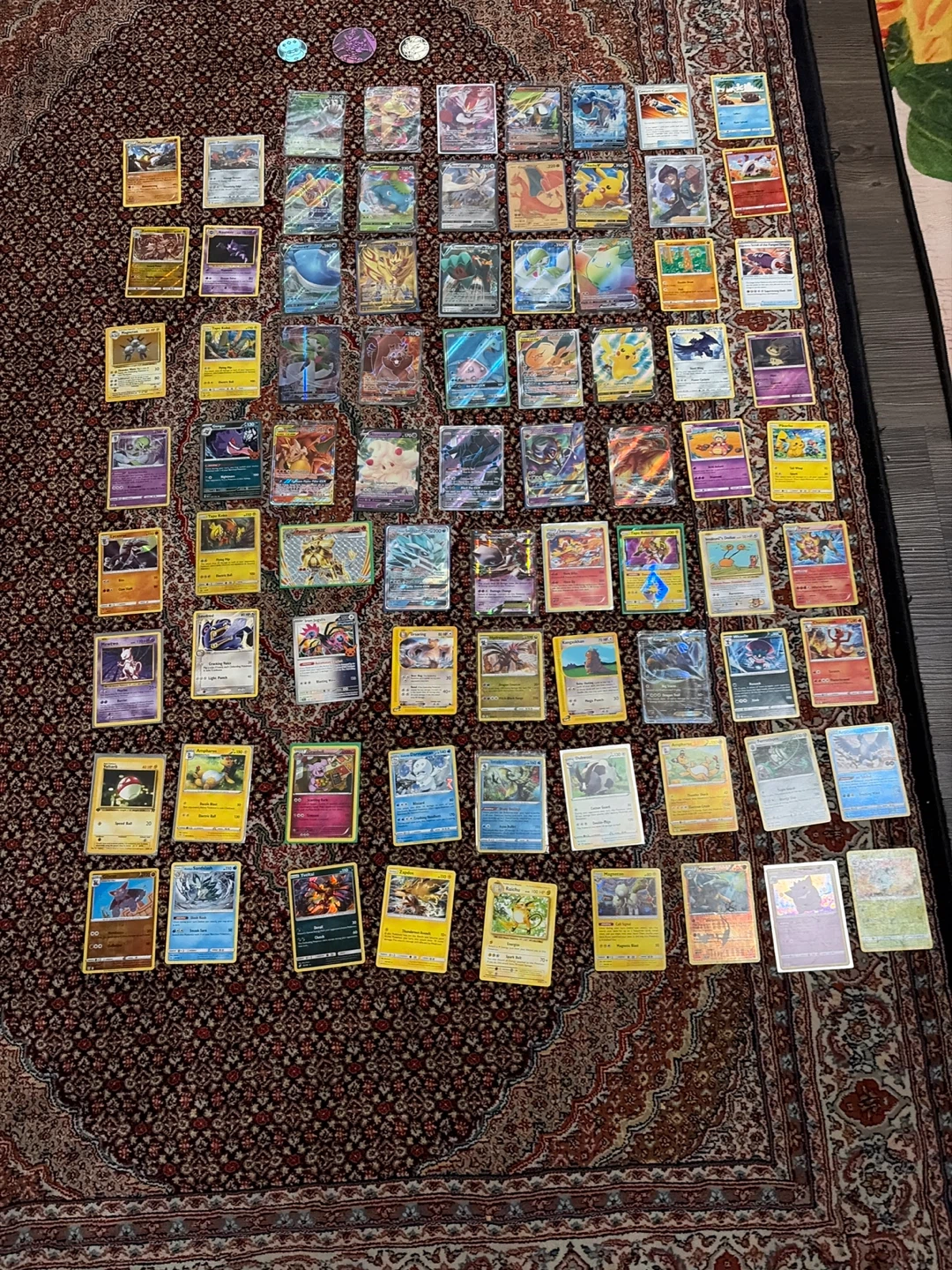 various pokémon cards and coins - photo 2