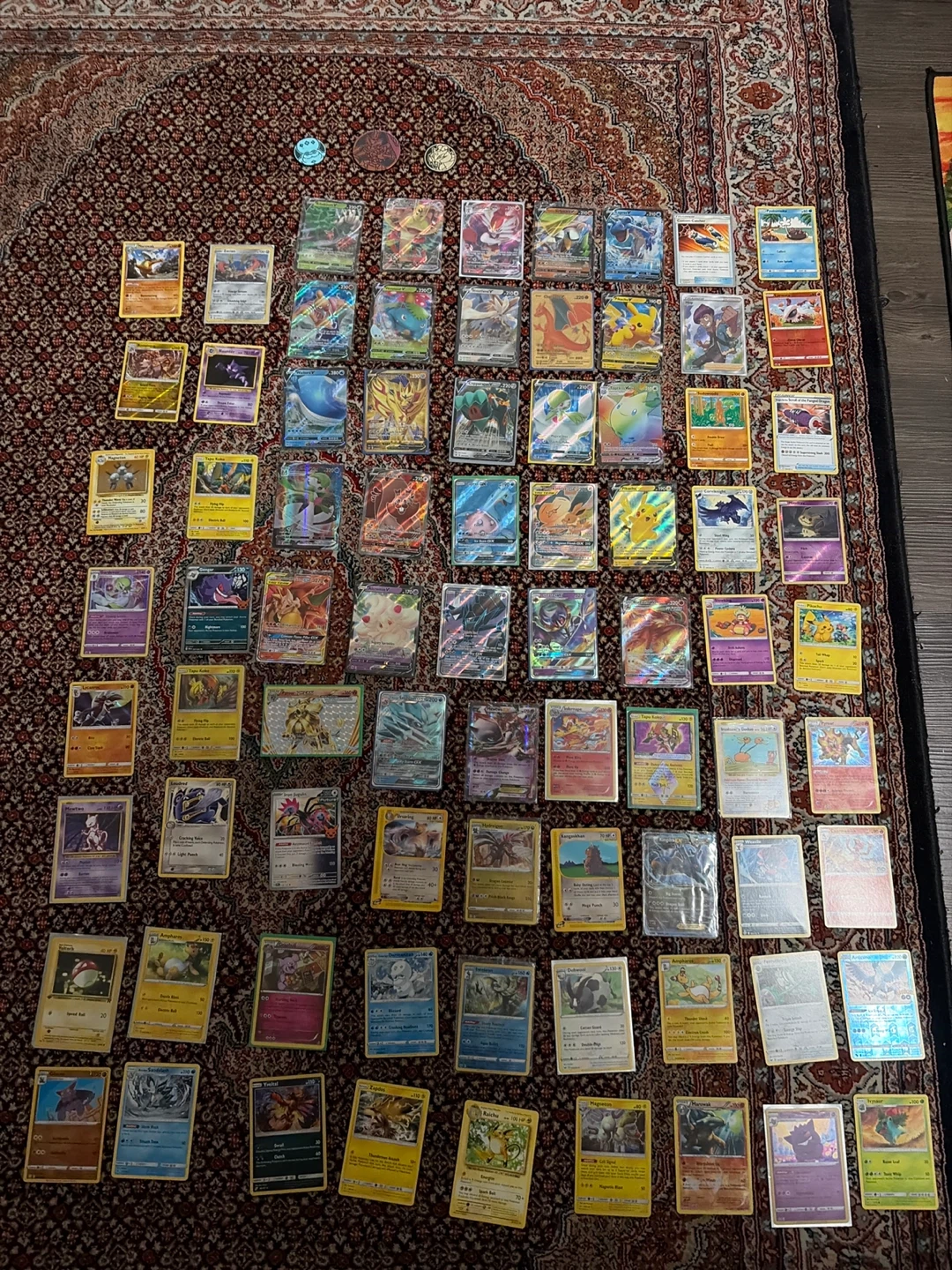 various pokémon cards and coins - photo 3