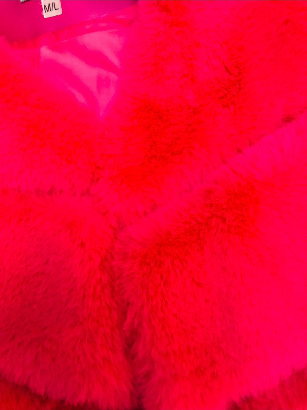 FINDS Faux Fur Vest - Bright PinkM/L - photo 3