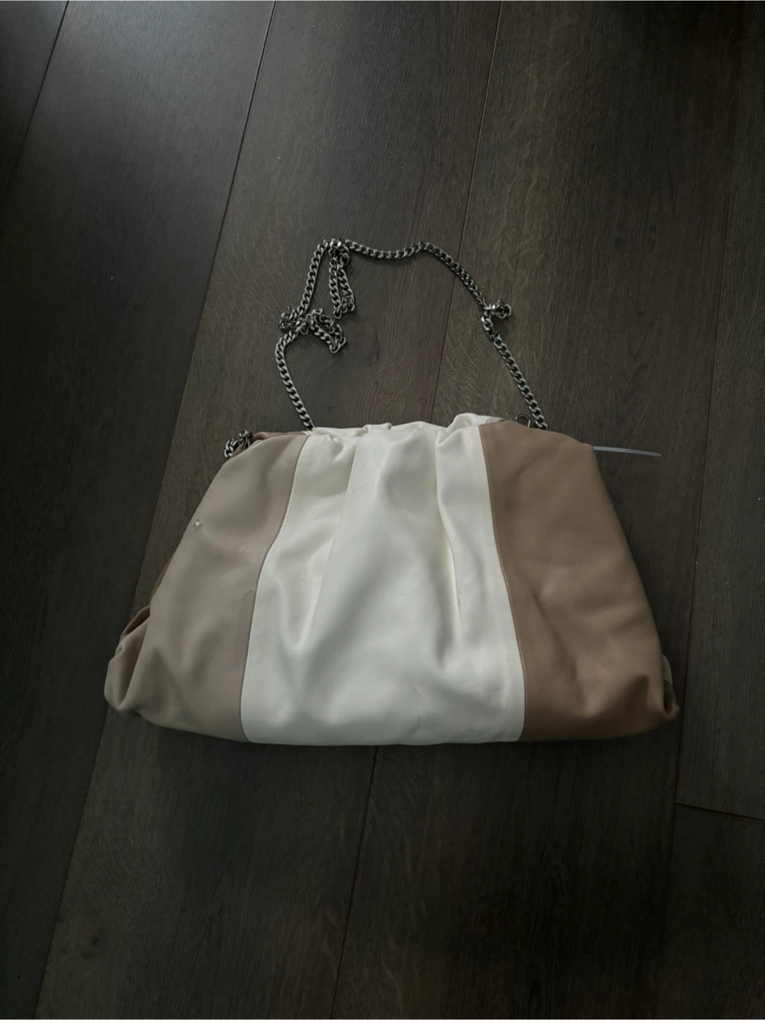 Clutch purse with chain strap