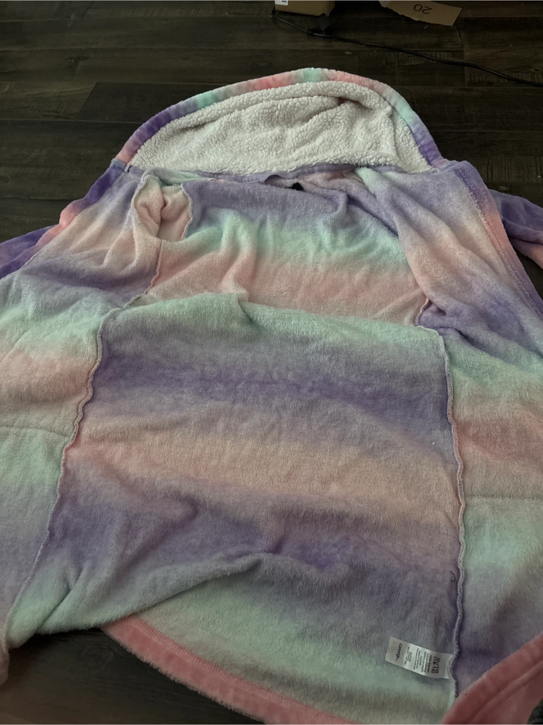 George Tie-Dye Fleece Robe XL (14-16) - photo 2