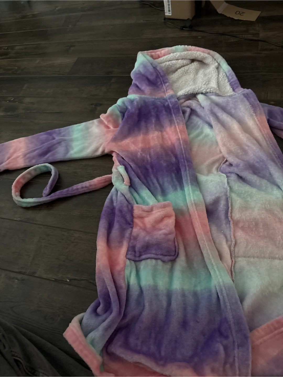 George Tie-Dye Fleece Robe XL (14-16) - photo 3