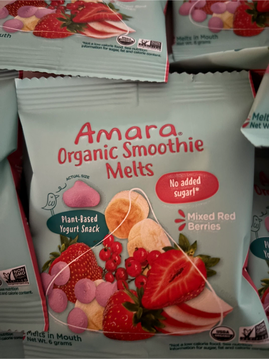 Amara Organic Smoothie Melts - Mixed Red Berries - photo 3