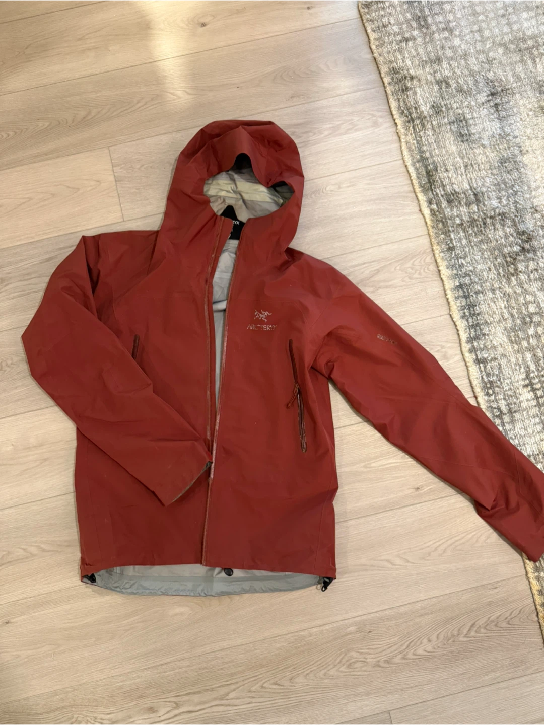 Arc'teryx Dark Red Zeta Gortex Shell Jacket
