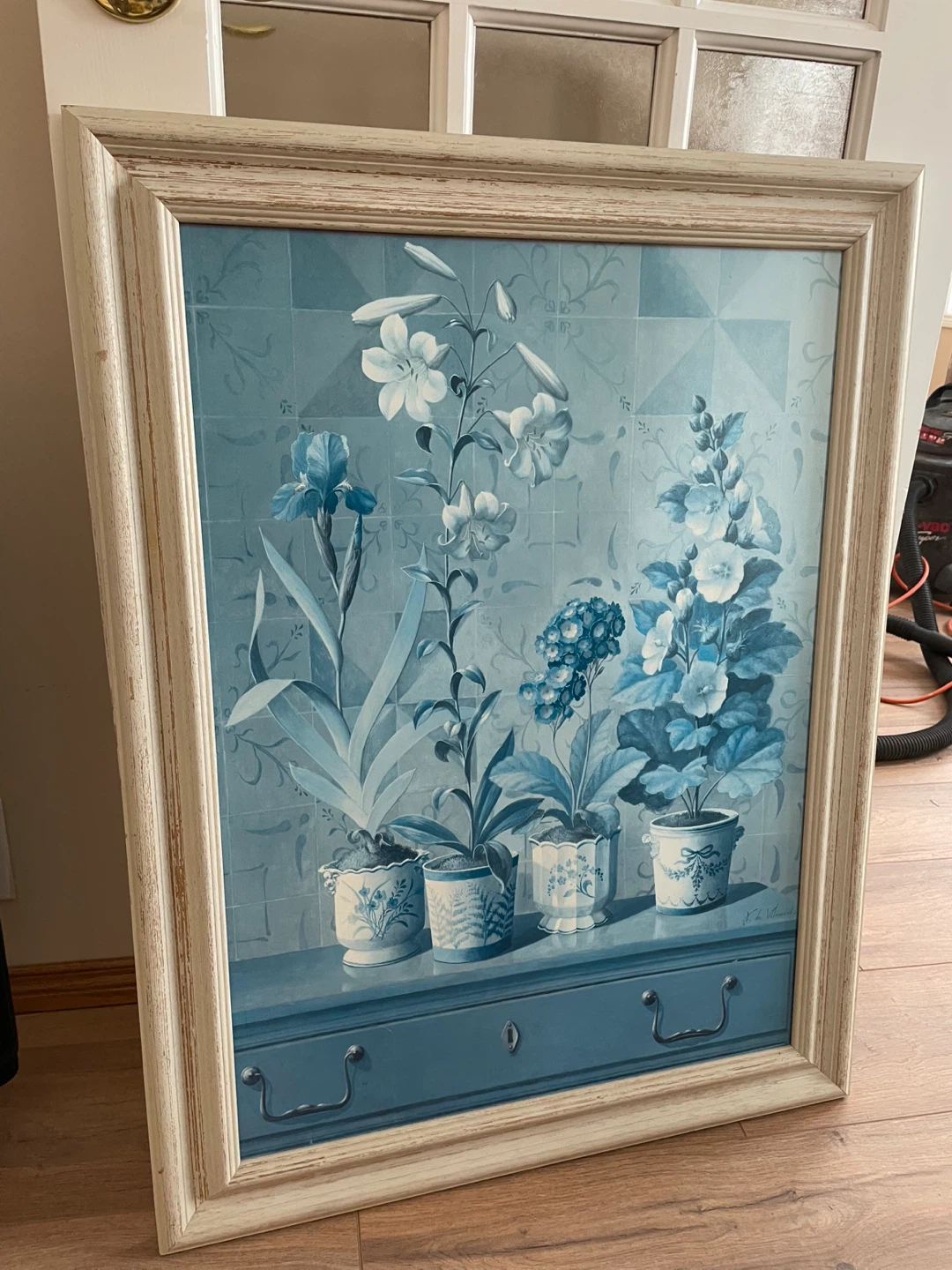 Framed Floral Painting