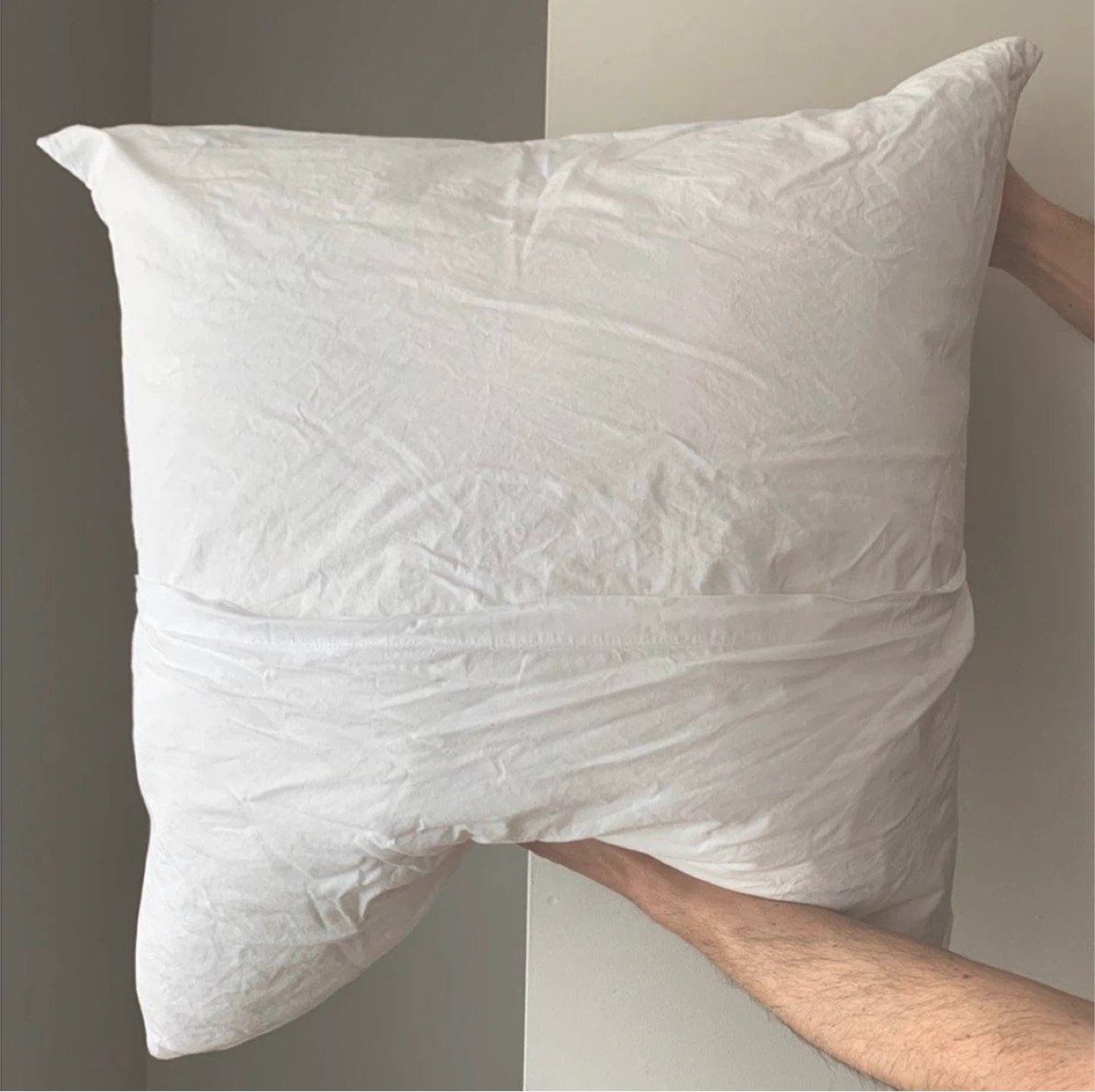 🥕West Elm Organic Green Pintuck Euro Sham Cover & Pillow - photo 2