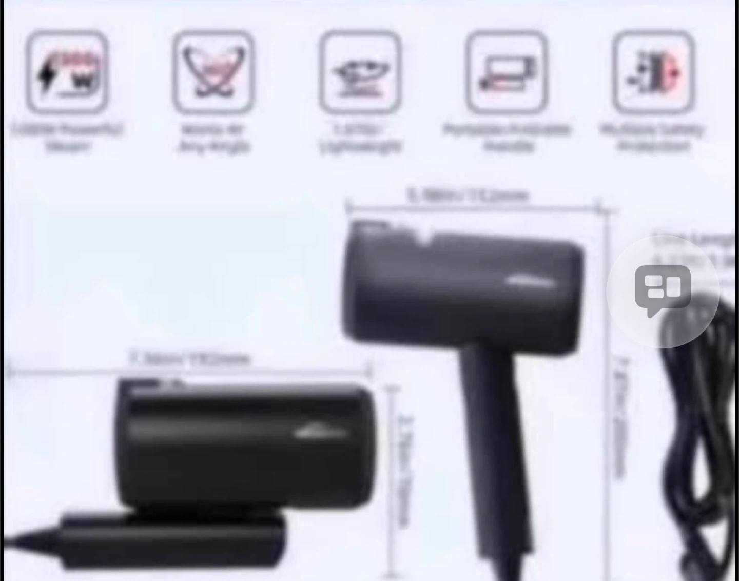 Portable Handheld Garment Steamer - photo 3