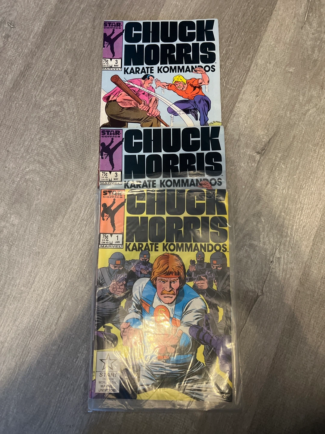 Chuck Norris Karate Kommandos Comics (Issues 1 & 3)