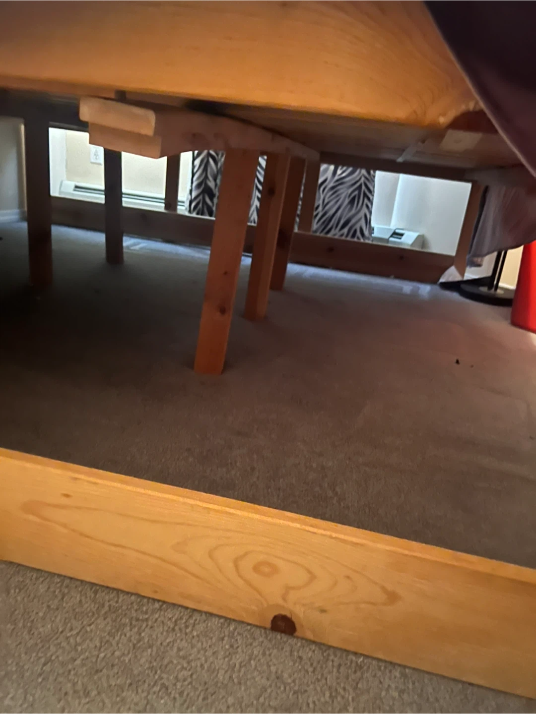 Wooden Bed Frame with Headboard - photo 5