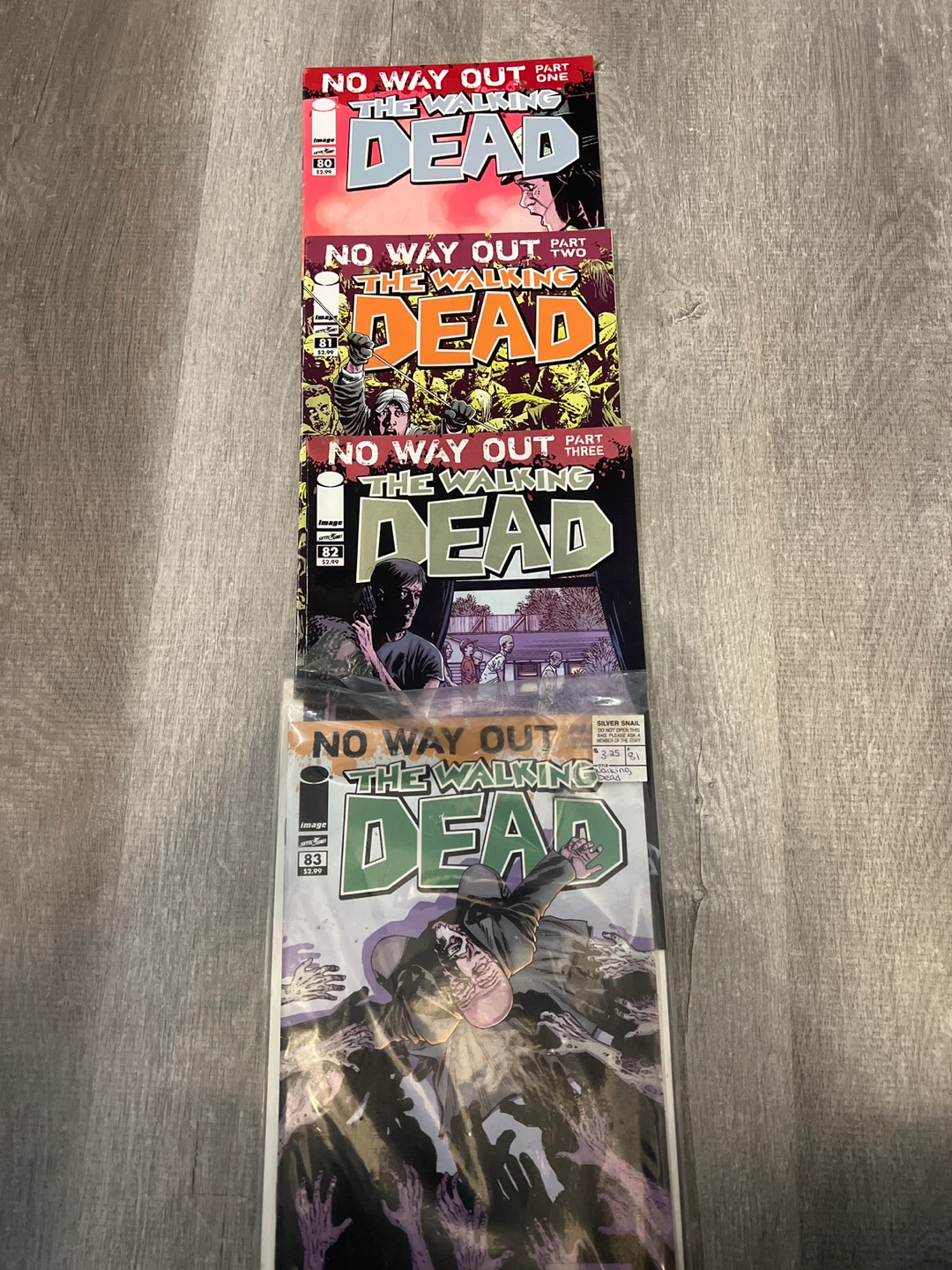 The Walking Dead Comic Books #80-83 "No Way Out" Story Arc