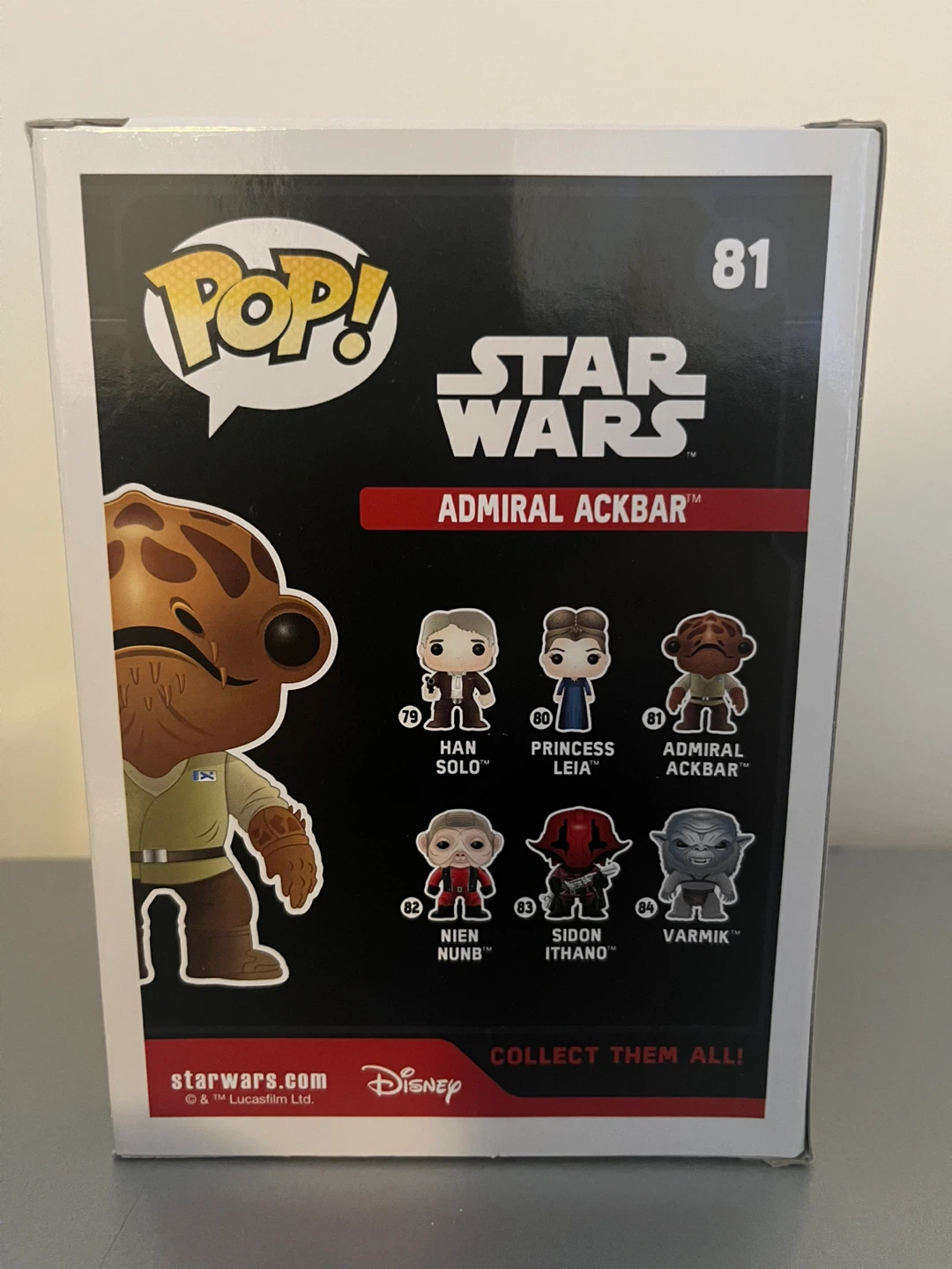 Funko Pop! Star Wars Admiral Ackbar #81 - photo 2