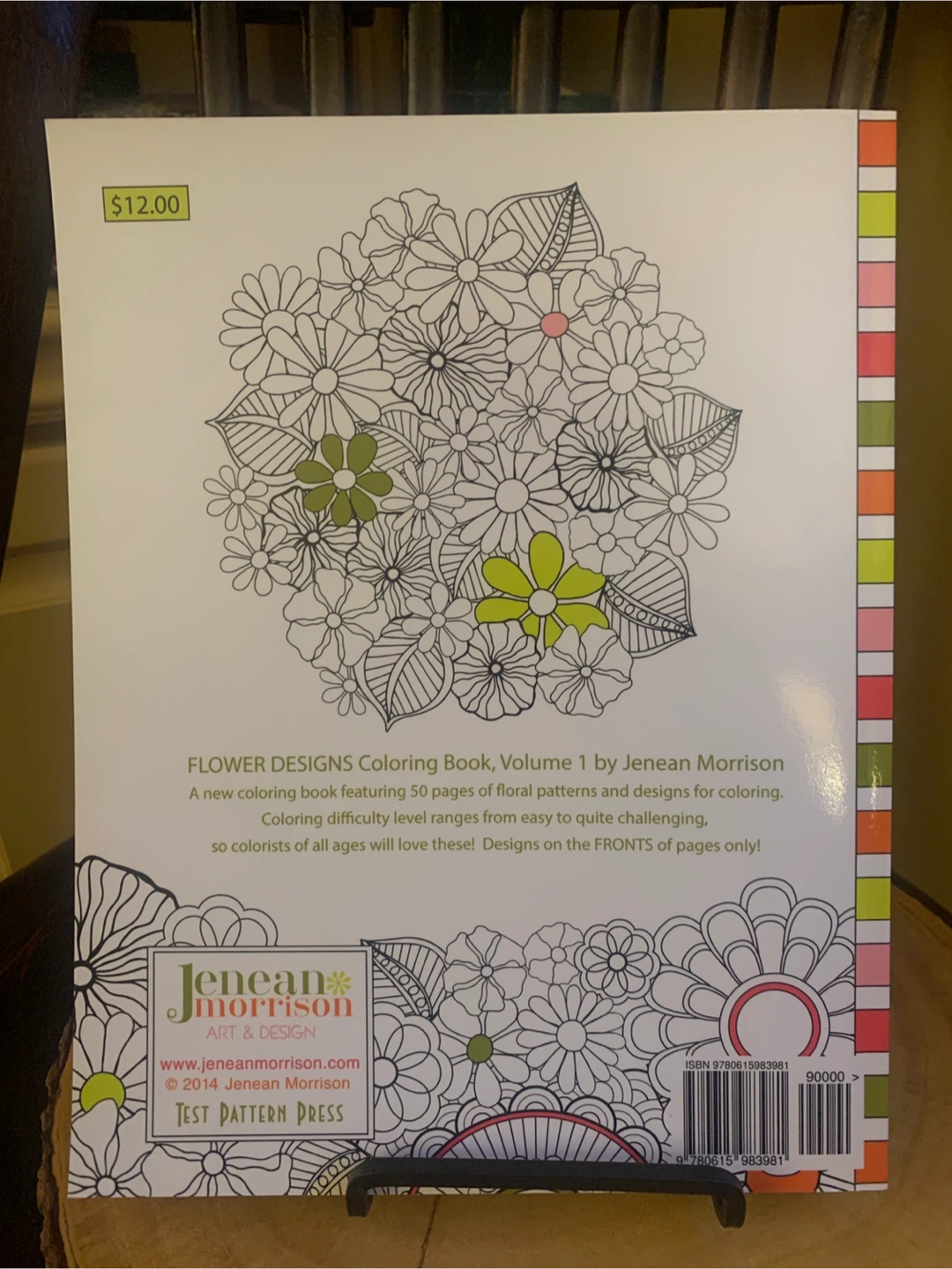 Flower Designs Colouring Book Volume 1 by Jenean Morrison - photo 3