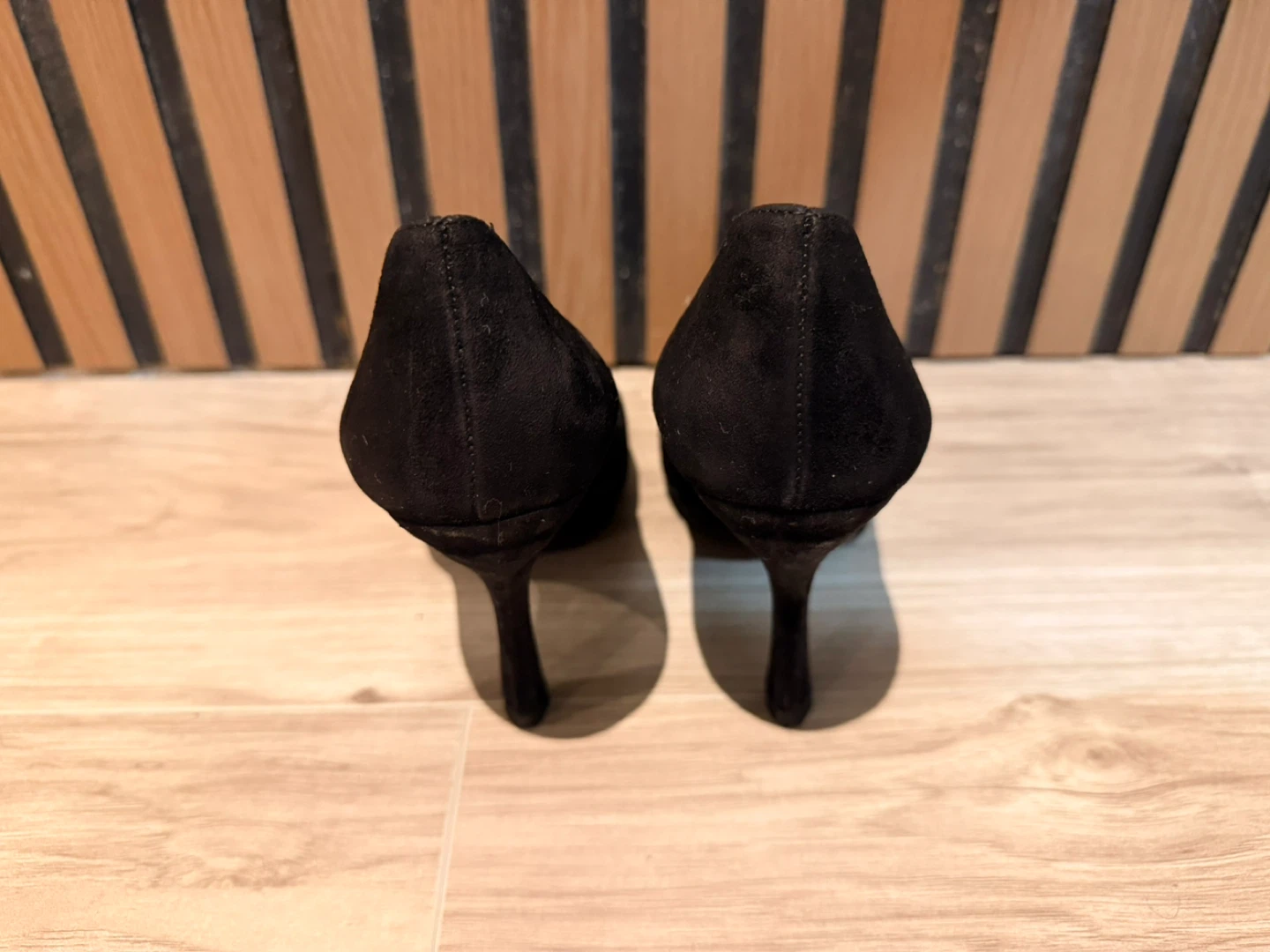Prada Black Suede Pumps - Size 36 1/2 - photo 3